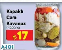 LAV KAPAKLI CAM KAVANOZ 1000 CC